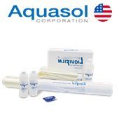 Водорастворимый клей и пленка для  продувочного барьера Liquifilm (AQUASOl, США)